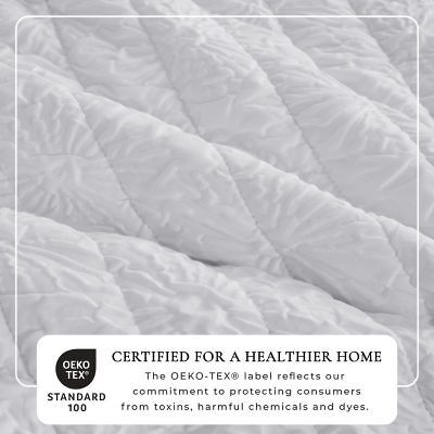 Linery Diamond Textured Easy Care Quilt Set