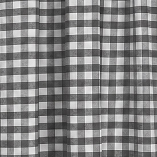 Sweet Home Collection Buffalo Rod Pocket Light-Filtering Curtain Panel