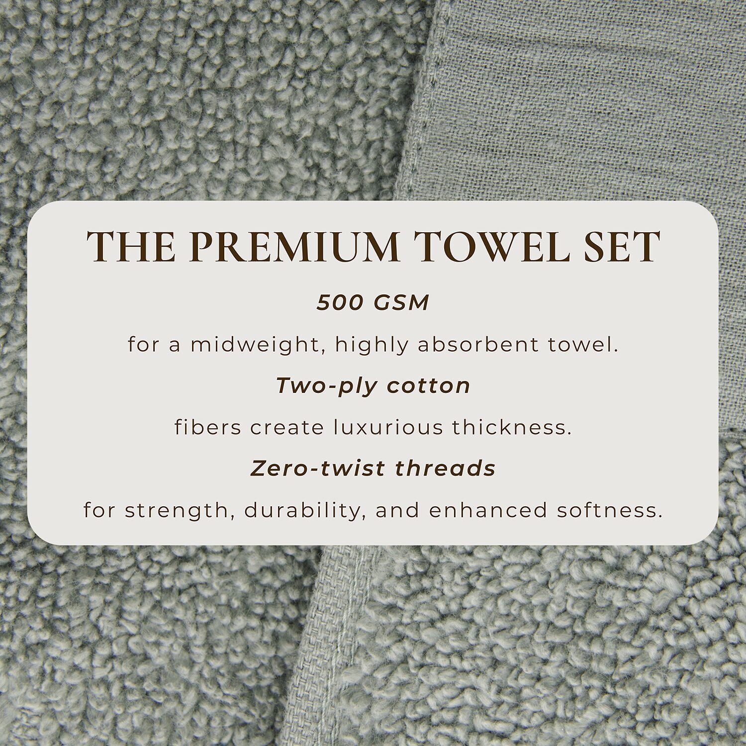Linery Ultra-Soft Cotton And Linen-Like Bordered 4-pc. Quick Dry Bath Towel Set