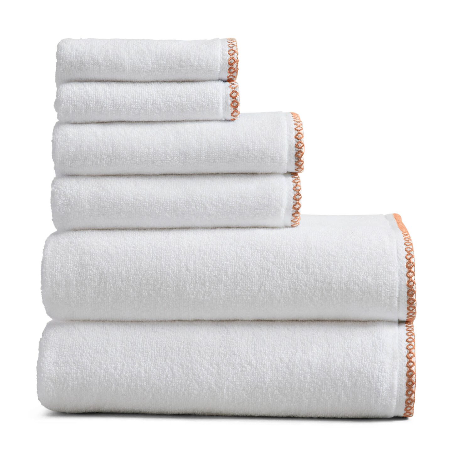 Linery Cotton And Decorative Bordered -pc. Quick Dry Bath Towel Set