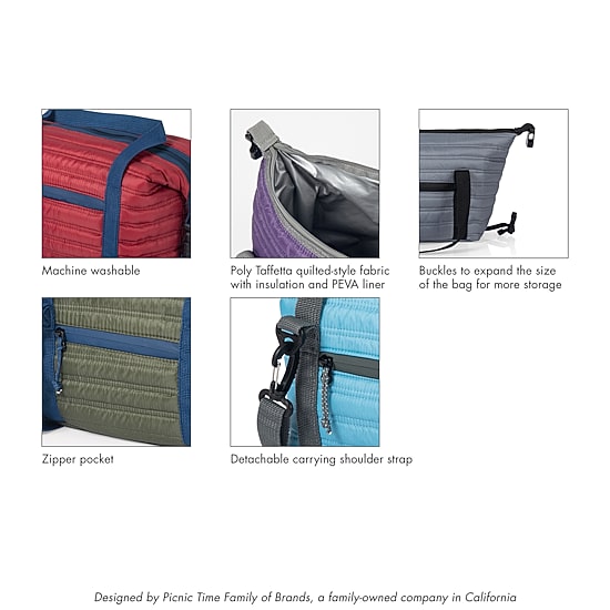 ONIVA® Midday Quilted Washable Insulated 2-pc. Insulated Lunch Bag