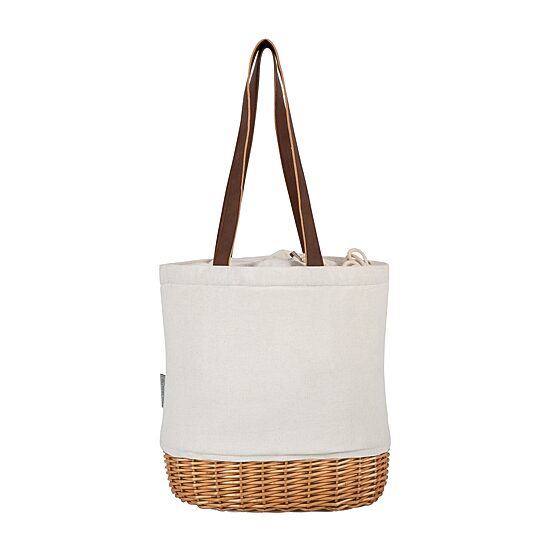 Picnic Time Pico Willow And Canvas  Basket Insulated Lunch Bag