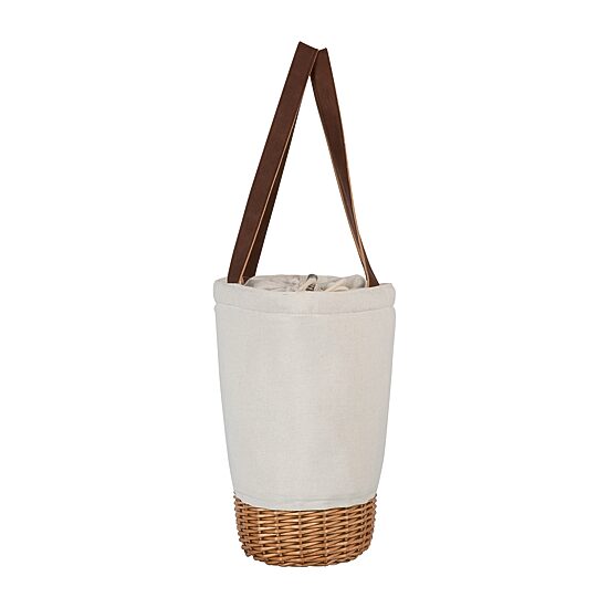 Picnic Time Pico Willow And Canvas  Basket Insulated Lunch Bag