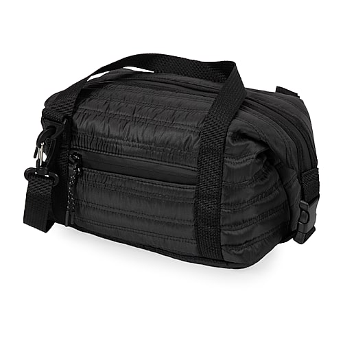 Oniva Midday Quilted Washable Insulated 2-pc. Insulated Lunch Bag In Black