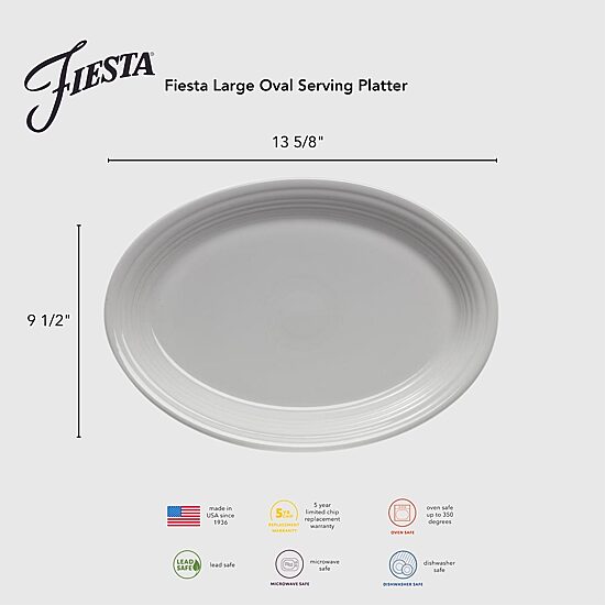 Fiesta Holly Berry Christmas Ceramic Serving Platter