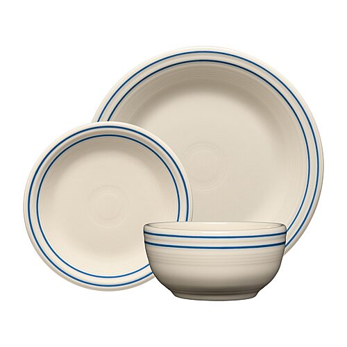 Fiesta Americana 3-pc. Ceramic Dinnerware Set In Sand