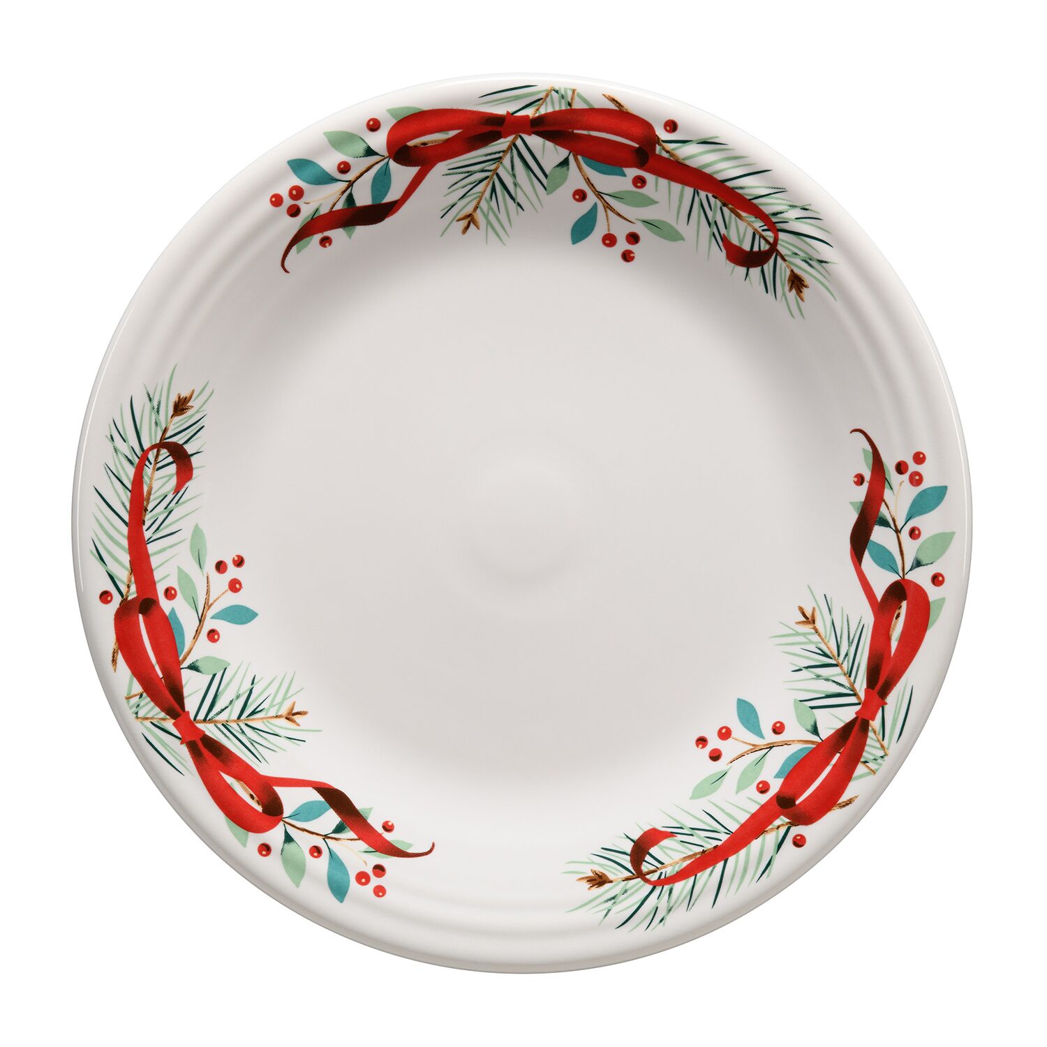 Fiesta Holly Berry Christmas 3-pc. Ceramic Dinnerware Set