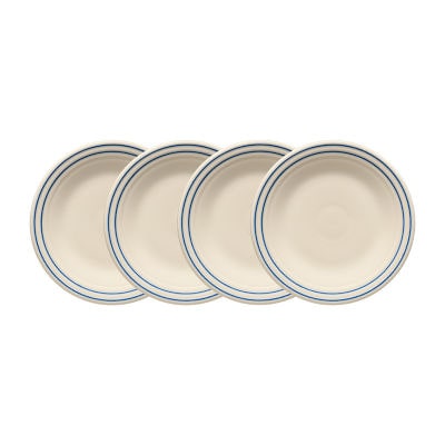 Fiesta Americana Lapis Band Classic Rim 4-pc. Luncheon Plate