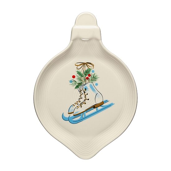 Fiesta Jolly Christmas Classic 4-pc. Ceramic Appetizer Plate