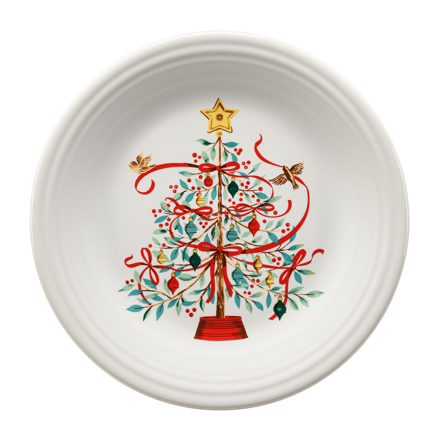 Fiesta Holly Berry Christmas 3-pc. Ceramic Dinnerware Set
