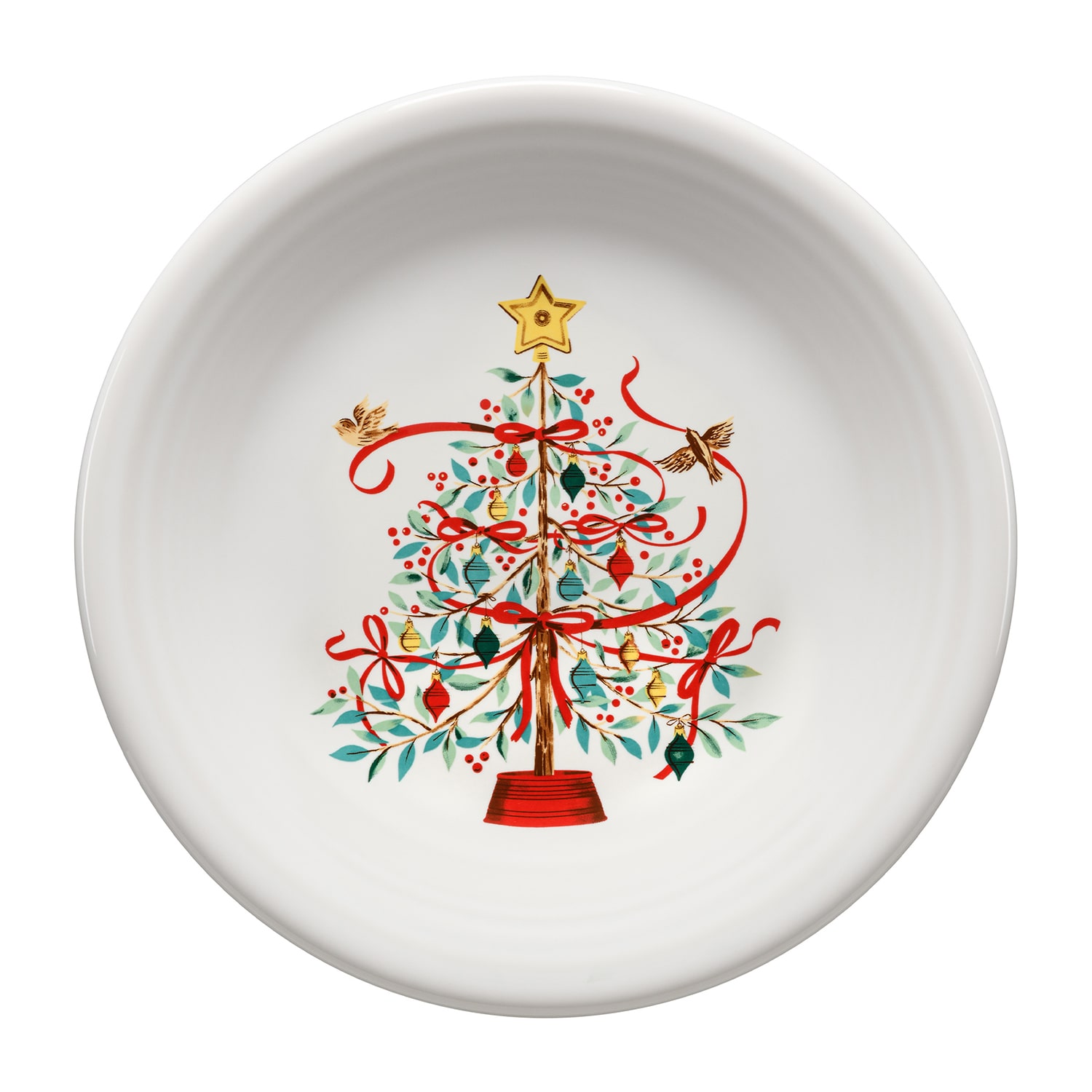 Fiesta Holly Berry Christmas 3-pc. Ceramic Dinnerware Set