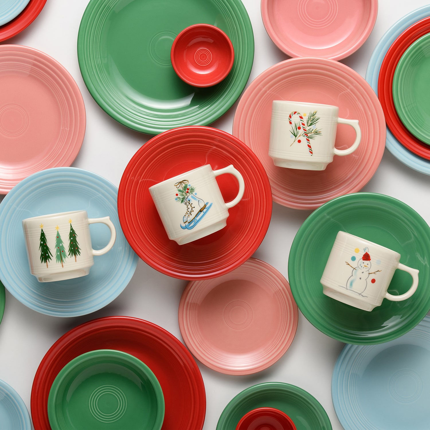 Fiesta Jolly Christmas Classic 4-pc. Holiday Coffee Mug