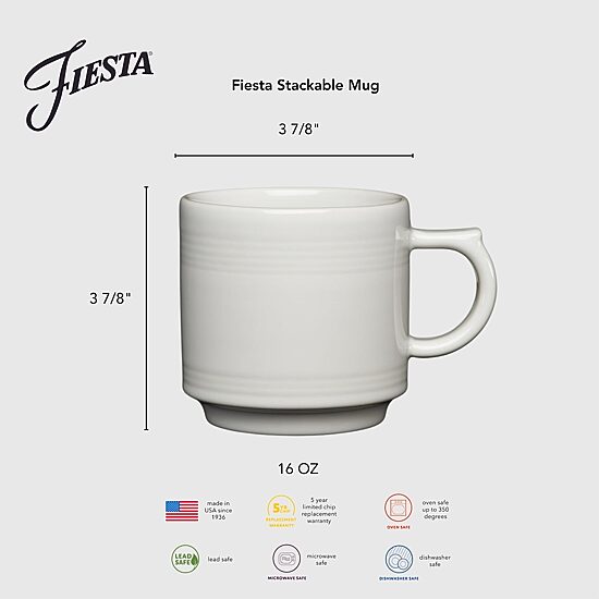 Fiesta Jolly Christmas Classic 4-pc. Holiday Coffee Mug