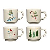Fiesta Jolly Christmas Classic 4-pc. Holiday Coffee Mug