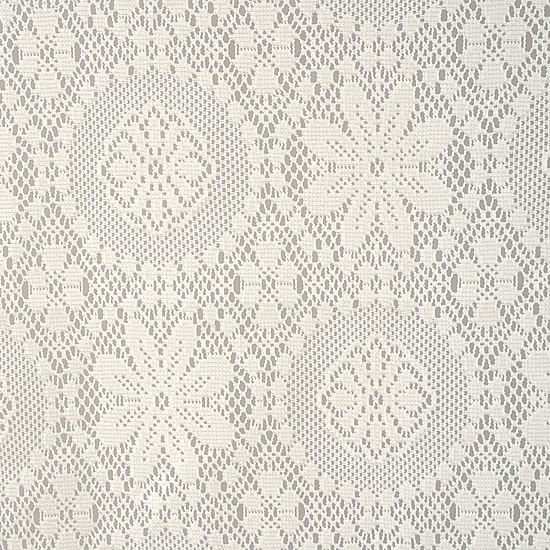 Sweet Home Collection Hopewell Old World Style Floral Lace 2-pc. Rod Pocket Window Tier