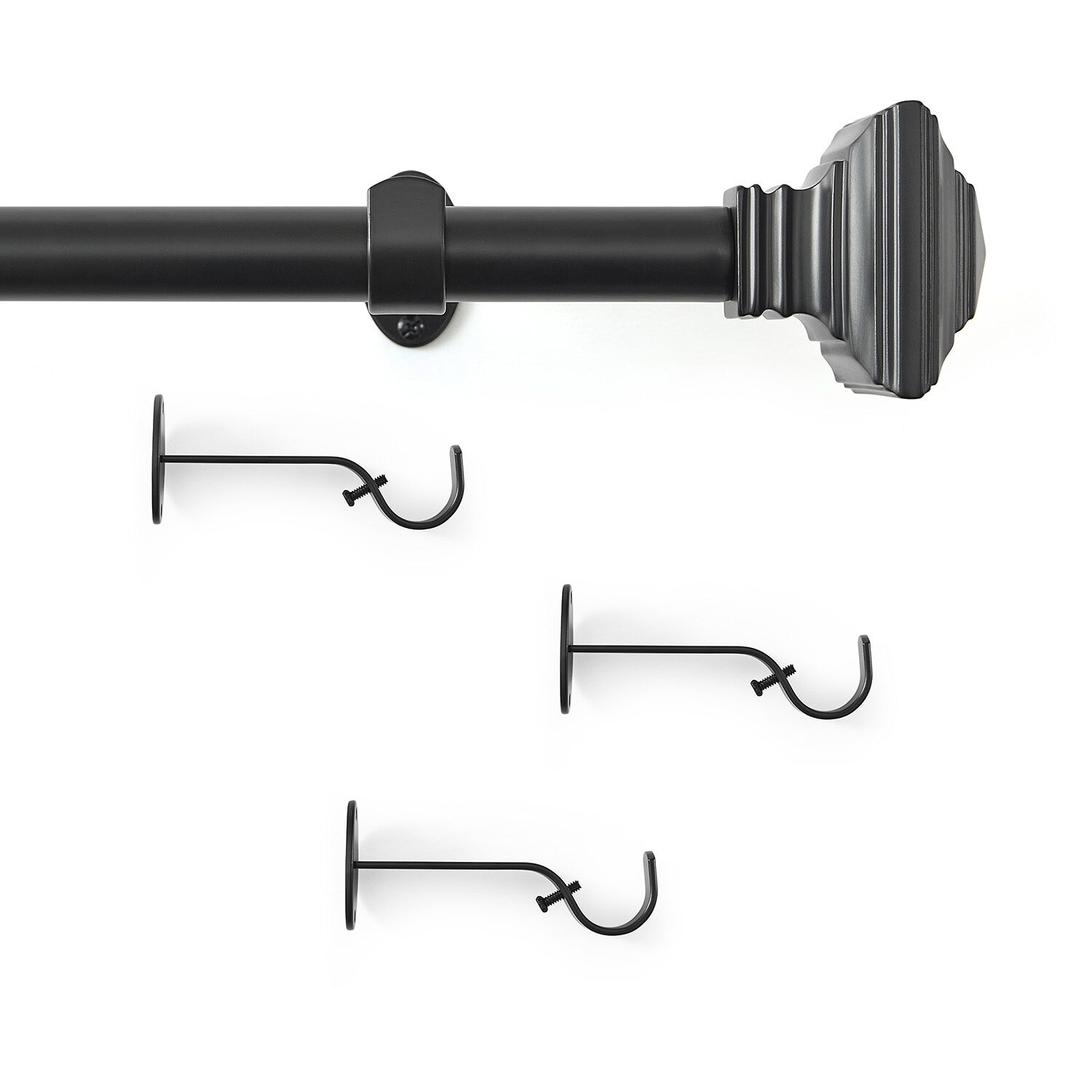 Threadmade Florence 1 Adjustable Curtain Rod
