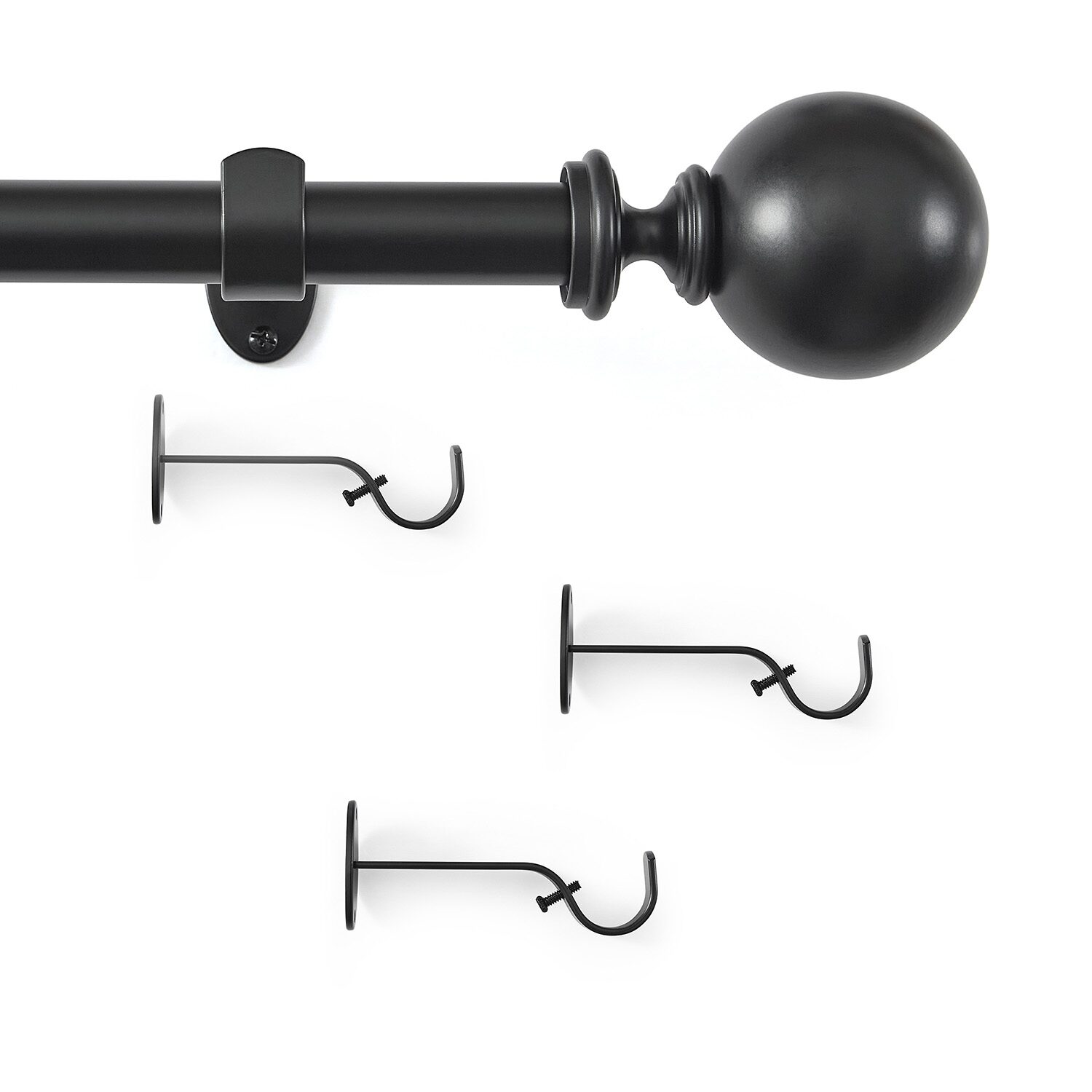 Threadmade Cordelia 1 Adjustable Curtain Rod