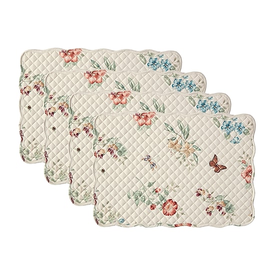 Lenox Butterfly Meadow Fall Quilted 4-pc. Placemat
