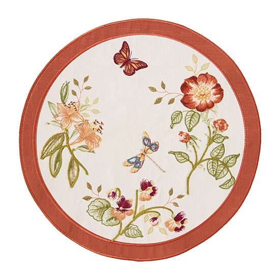 Lenox Butterfly Meadow Fall Embroidered 4-pc. Placemat