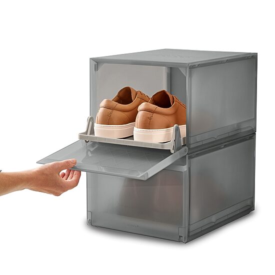 Joseph Joseph  Premium Storage Box Stackable 2-Compartment Shoe Rack