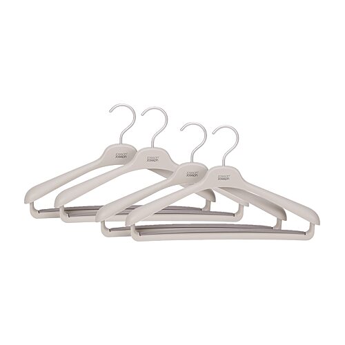 Joseph Joseph Orderly Suit Coat Hangers, 4 Pack - Beige