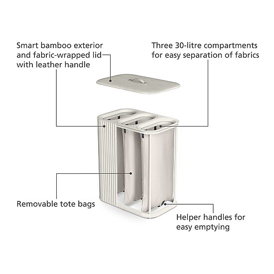 Joseph Joseph  Tota Luxe Laundry Basket