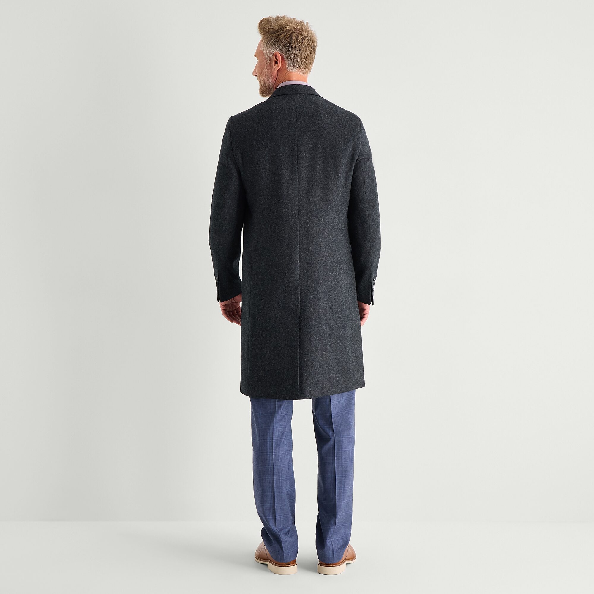 Stafford Wool Mens Midweight Topcoat Coat