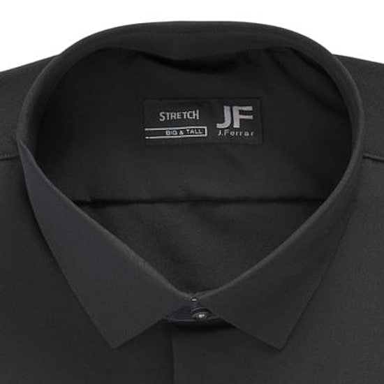 J. Ferrar Mens Big & Tall 360 Stretch Regular Fit Easy Care Stretch Fabric Long Sleeve Dress Shirt