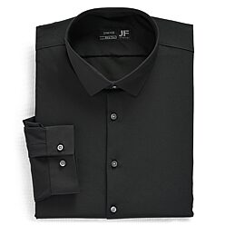 long dress shirt mens Men's Big & Tall Stretch Dress Shirt, Non-Iron Pinpoint Spread Collar