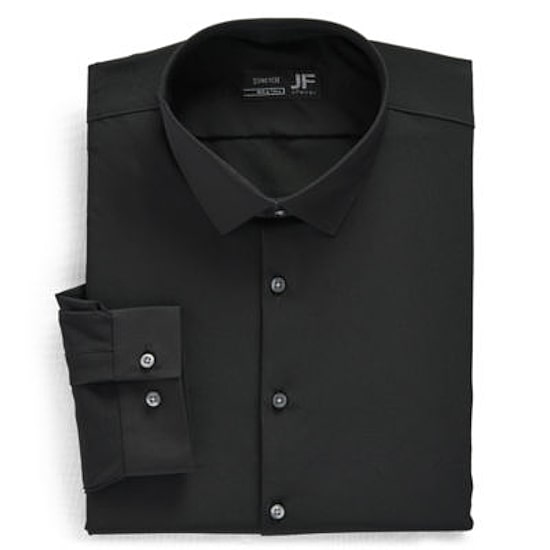 J. Ferrar Mens Big & Tall 360 Stretch Regular Fit Easy Care Stretch Fabric Long Sleeve Dress Shirt