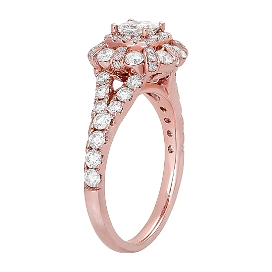 Limited Quantities! Womens 1 1/2 CT. T.W. Natural White Diamond 14K Gold Engagement Ring
