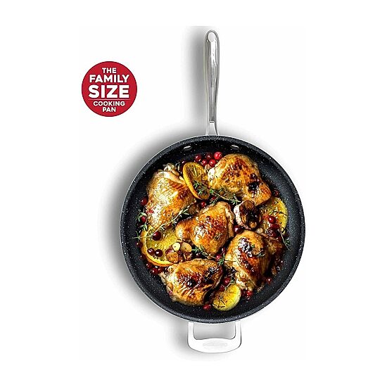 Granitestone 14’’ Nonstick Family Pan with Helper Handle