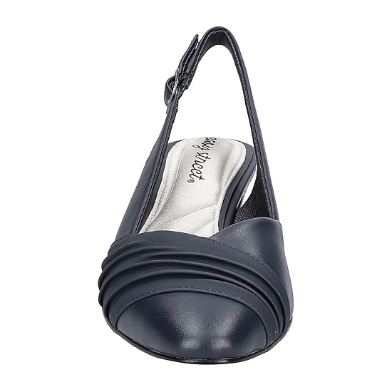 Easy Street Bates Womens Round Closed Toe Block Heel Pumps