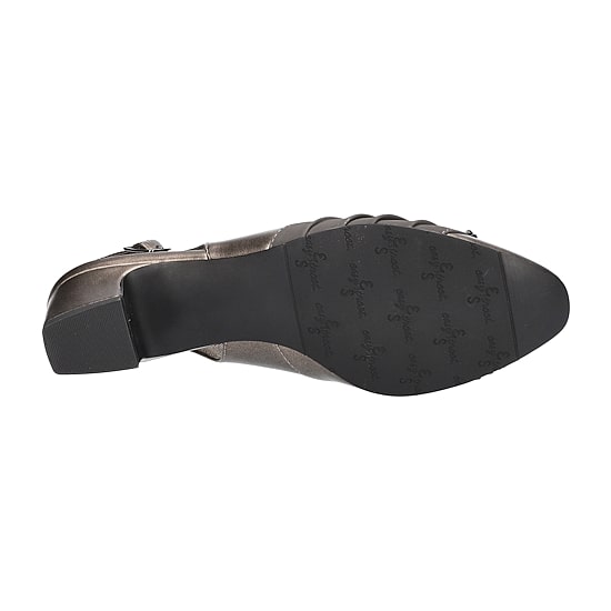 Easy Street Bates Womens Round Block Heel Pumps