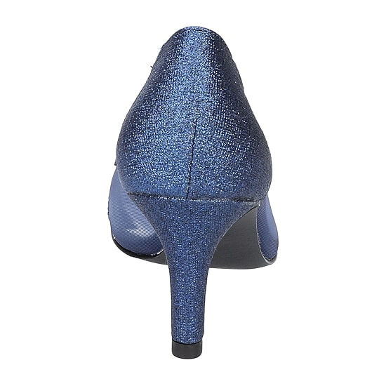 Easy Street Picaboo Womens Round Open Toe Stiletto Heel Pumps