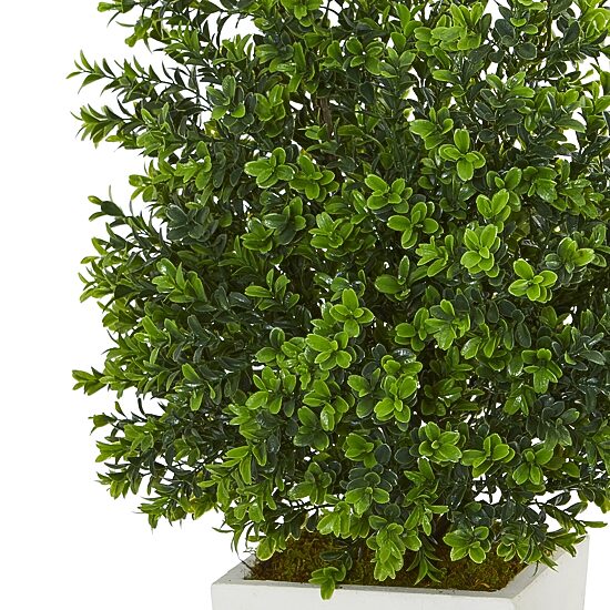 Sweet Grass Artificial Plant in White Tower Planter (Indoor/Outdoor)