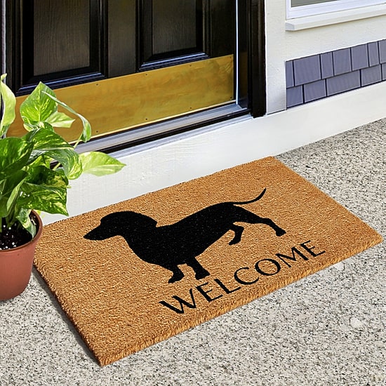 Calloway Mills Dachshund Outdoor Rectangular Doormat