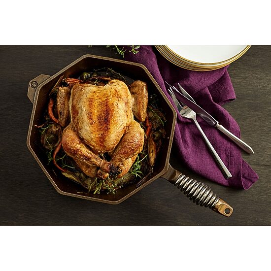 Lodge Cookware Finex Cast Iron 12" Skillet with Lid