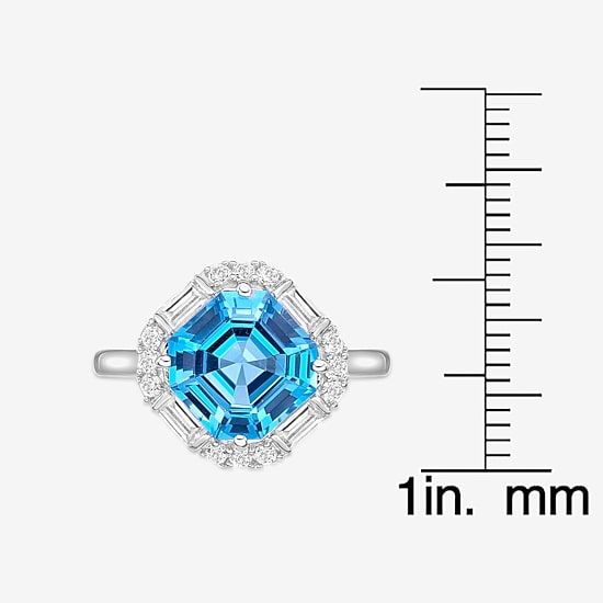 Gemstone Sterling Silver Cocktail Ring