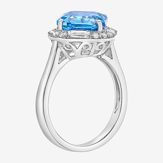Gemstone Sterling Silver Cocktail Ring
