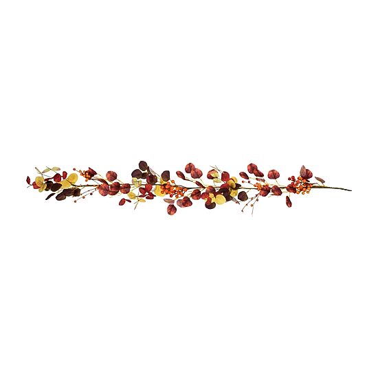 Northlight 5ft Berries Leaves Unlit Indoor Garland