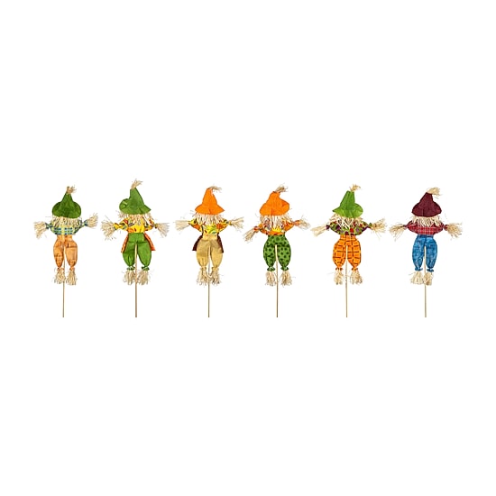 Northlight 24in Fall Scarecrow Picks Thanksgiving Yard Art