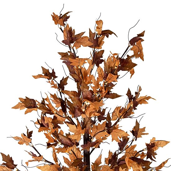 Northlight 6ft Led Maple Leaf Lighted Indoor Artificial Tree