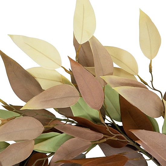 Northlight 22in Fall Foliage Leaf Unlit Wreath