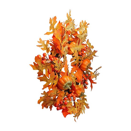 Northlight 22in Pumpkin And Berry Unlit Wreath
