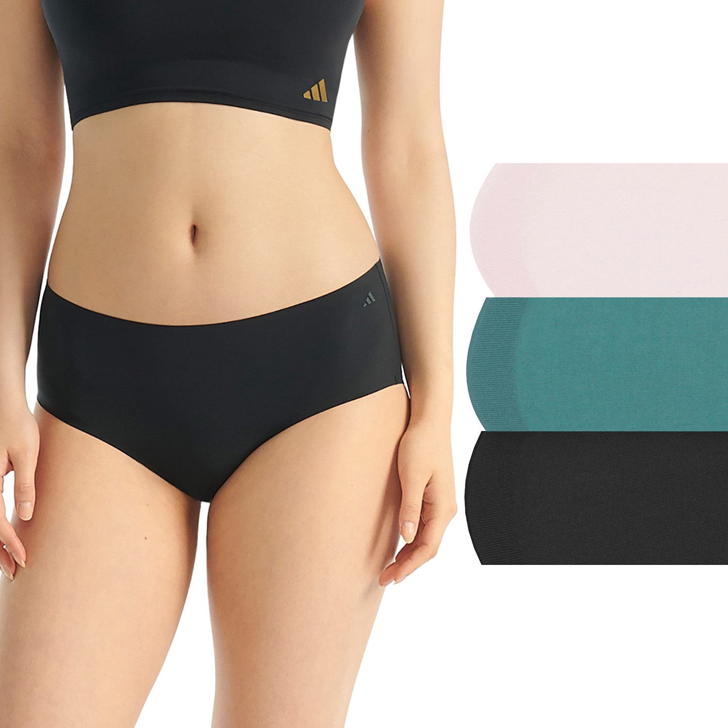 adidas Womens 3-pc. Hipster Panty 4a0759
