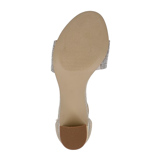 American Glamour Badgley Mischka Womens Lettie Heeled Sandals