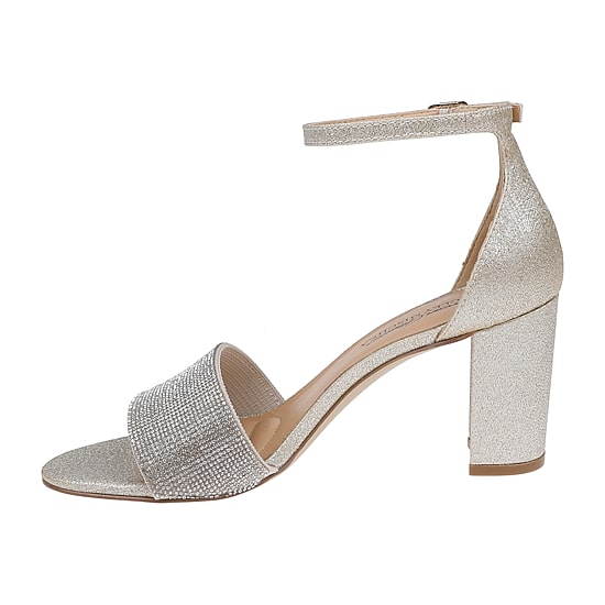 American Glamour Badgley Mischka Womens Lettie Heeled Sandals