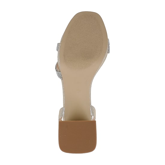 American Glamour Badgley Mischka Womens Leva Heeled Sandals