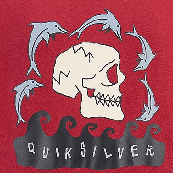 Quiksilver Big Kid Boys Crew Neck Short Sleeve Regular Fit Graphic T-Shirt